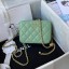 Chanel Lambskin camera bag AS2463 green JK2706Hn31