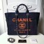 Chanel Medium Original Canvas Leather Tote Shopping Bag 66941F JK5423DS71