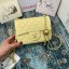 Chanel MINI Flap Bag Original Sheepskin Leather 1115 light yellow JK2695SS41