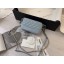 Chanel mini Shoulder Bag Leather B93825 light blue JK4647Av26