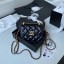 CHANEL mini wallet on chain AP2290 black JK3214xh67