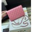 Chanel mini wallet on chain Gold-Tone Metal A84277 pink JK3580qB82