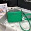 Chanel Original Sheepskin Leather clutch bag AS1732 green JK4026EB28