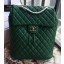 Chanel Sheepskin Leather Backpack A91121 Green JK55bm74