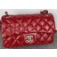 Cheap Copy Chanel 2.55 Series Double Flap Bag Burgundy Original Patent Leather CF7024 Silver JK281Eq45