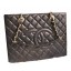 Imitation Chanel Classic Coco Bag Black GST Sheepskin Leather A50995 Gold JK879AI36