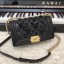 Replica Chanel Leboy Original Calfskin leather Shoulder Bag E67086 black & Gold-Tone Metal JK4774XB19