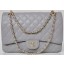 Replica Chanel Maxi Quilted Classic Flap Bag Grey Cannage Patterns A58601 Gold JK690Ye83