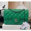 Replica Chanel MINI Flap Bag Original Sheepskin Leather 1116 Green JK2684YP94