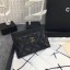 Replica Chanel Original sheepskin Wallet C9303 Black JK1421SV68