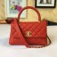 Replica Chanel Tote Bag Red Original Calfskin Leather 92990 Glod JK5886UD97