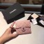 Replica Chanel Tri-Fold Wallet Cannage Pattern Leather CHA5262 Pink JK1455Jw87