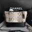 Replica Cheap Chanel Gabrielle Shoulder Bag Original Python Leather A93842 White JK5409Mq48