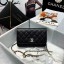 Replica Designer Chanel mini flap bag Grained Calfskin A81066 black JK3433Bb80