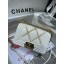 Replica Small BOY CHANEL Handbag Crumpled Calfskin & Gold-Tone Metal A67085 white JK2901ED66