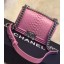 Replica Top Chanel Boy Flap Shoulder Bag Python Leather A66094 Pink JK620Vx24