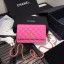 Replica Top Chanel Original Small classic Sheepskin flap bag AS33814 rose JK4104Cq58