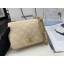 Top Chanel Flap Lambskin Shoulder Bag AS2975 cream JK2788eo14