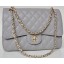 Top Chanel Jumbo Quilted Classic Flap Bag Grey Cannage Patterns A58600 Gold JK702yq38