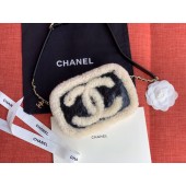 Best Quality Chanel Origianl Leather Shoulder Wool Bag CC87526 Black JK4286xb51