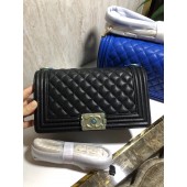 Best Quality Imitation Chanel Boy Flap Original Caviar Leather Shoulder Black Bag A67086 JK4660dK58