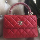 Best Replica Chanel Classic Top Flap Bag Original Sheepskin Leather A92236 Red JK77bj75