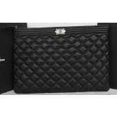 Boy Chanel Cannage Pattern Clutch A69254 Black JK467ea89