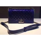 Boy Chanel Flap Shoulder Bag Sheepskin Leather A67189 Royal JK143XW58