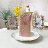 CHANEL 19 Mobile phone case Card Holder AP1182 pink JK1210Xr72