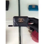 Chanel 19 Zip Card bag AP0949 black JK1216rf73