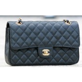 Chanel 2.55 Series Flap Bag Black Cannage Pattern A1112 Silver JK572JD63