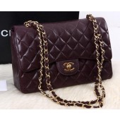 Chanel 2.55 Series Flap Bag Original Cannage Pattern Leather A1112 Burgundy JK793bT70