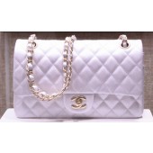 Chanel 2.55 Series Flap Bag Silver Original Caviar Leather A1112 Gold JK364PC54