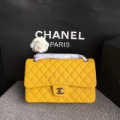 Chanel 2.55 Series Flap Bags Original Deerskin A1112 Yellow JK5640hi67