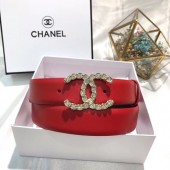 Chanel Calf Leather Belt Wide with 30mm 56589 JK645uZ84