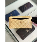 Chanel Calfskin Leather & Gold-Tone Metal A84107 gold JK1292NP24