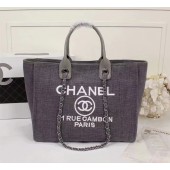 Chanel Canvas Leather Tote Shopping Bag 68047A JK5323CI68