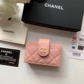 Chanel card holder AP0342 pink JK1145Fh96