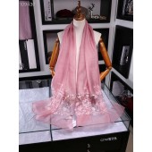 Chanel Cashmere Scarf CH1110B pink JK884tQ92