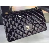 Chanel Classic Flap Bag Original Patent Leather CHA7212 Black JK80zS17