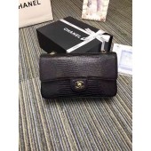 Chanel classic handbag Lizard A01112 black JK4872UM91