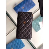 Chanel classic pouch Grained Calfskin& Gold-Tone Metal A84402 black JK1329Ty85