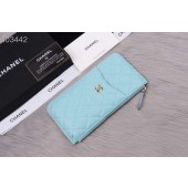 Chanel classic pouch Grained Calfskin& gold-Tone Metal A84402 light green JK1338yk28