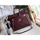 Chanel Classic Sheepskin Leather Shopping bag AS0985 red JK4462lu18