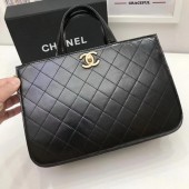 Chanel Classic Tote Bag Original Leather CHA2370 Black JK5664aM39