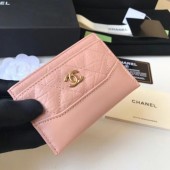 Chanel classic wallet Calfskin & Gold-Tone Metal A84368 pink JK1137CI68