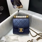 Chanel flap bag AP0997 Navy Blue JK4212nS91