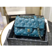 Chanel flap bag AS1202 blue JK4370ER88