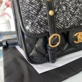 Chanel FLAP BAG AS2696 black JK3127Kd37