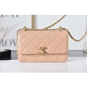 Chanel Flap Lambskin mini Shoulder Bag AS2615 pink JK2768CI68